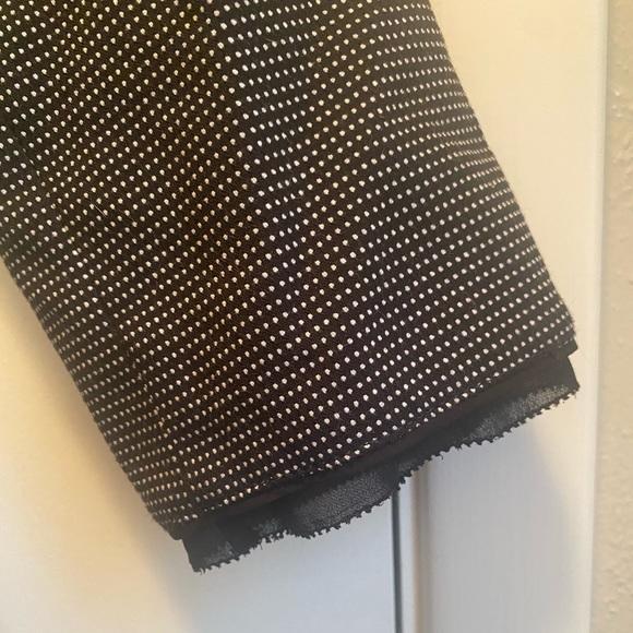 WHBM Classy Black White Dot Suit Jacket - Picture 3 of 7
